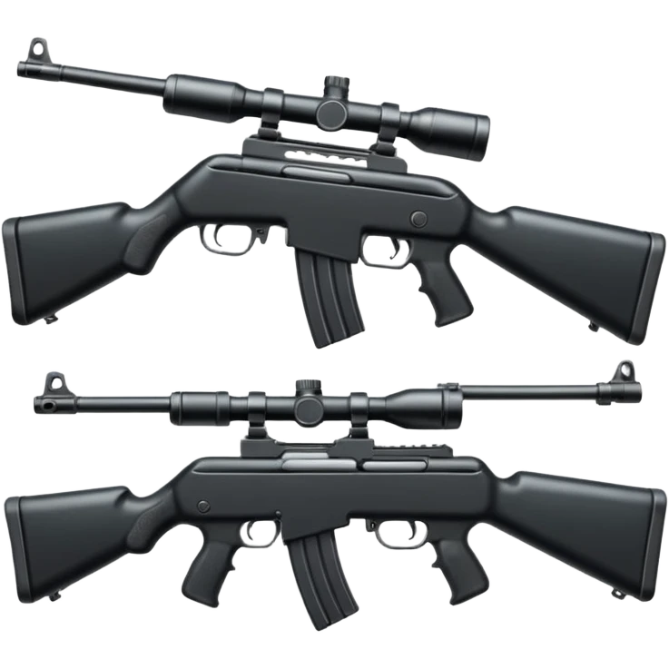 rifles emoji