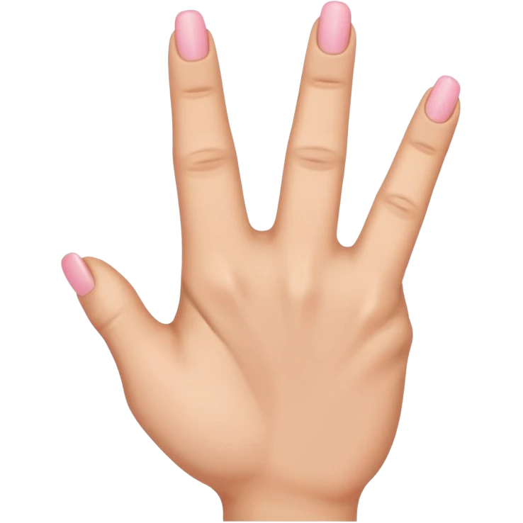Hand with only the middle finger, the thumb, and the pinky sticking out. The ring and index fingers are down emoji