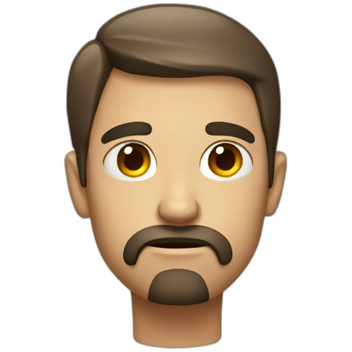 Guy that is bored emoji