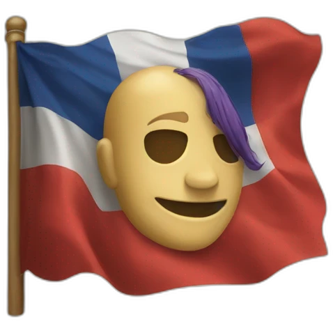 Drapeau lesbien emoji