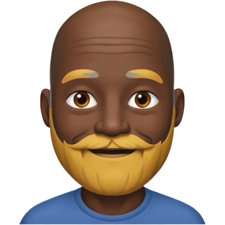 my dad buts he is black and not old with a grey beard and no hair emoji