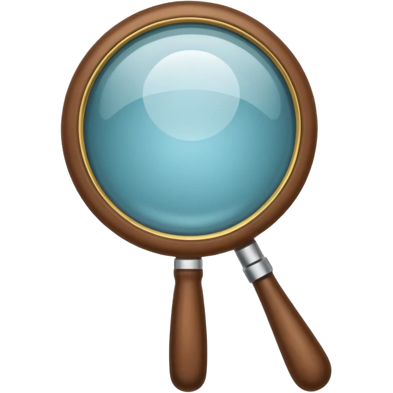une loupe  emoji