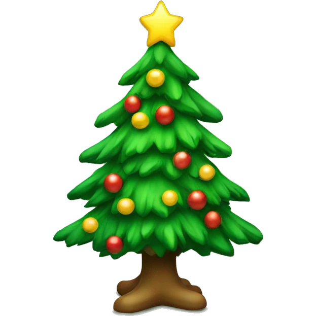 Christmas tree emoji