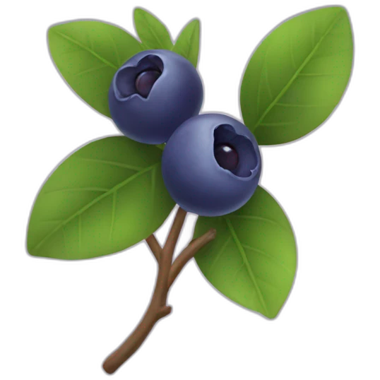 Myrtille emoji
