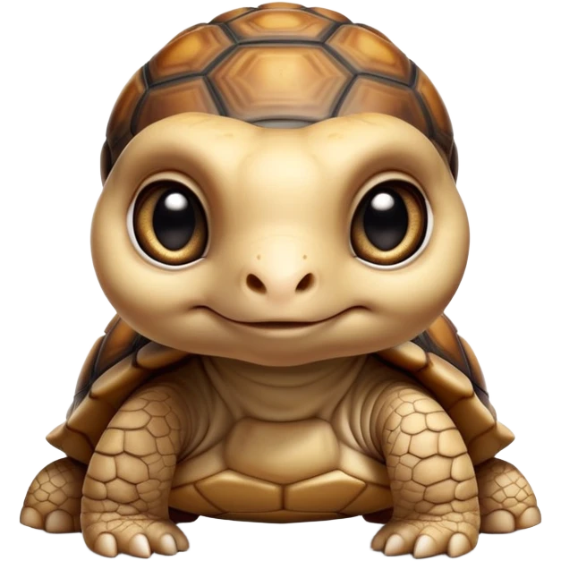 cinematic-baby tortoise-realistic--emoji,,-cute-wise-face-peering-ahead-with-calm-determination,-cute large-eyes-reflecting-centuries of wisdom, emoji