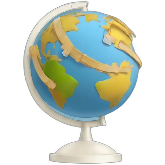 Globe with letters emoji