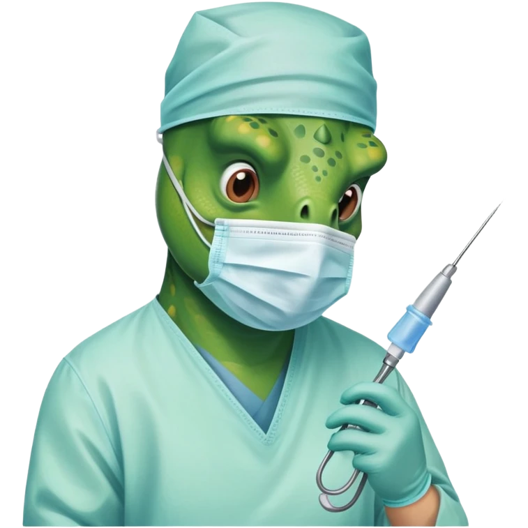 Dinosaur being a surgeon emoji