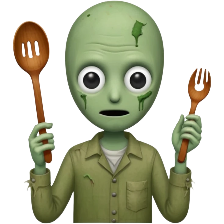 the meme from 2004 salad fingers i like rusty spoons no hair  emoji