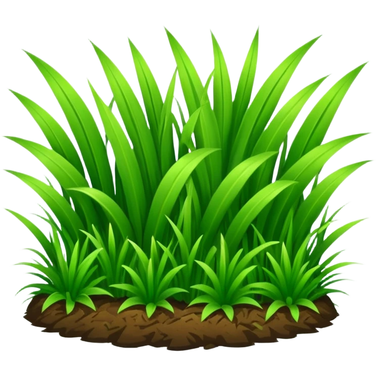 Зеленая трава emoji