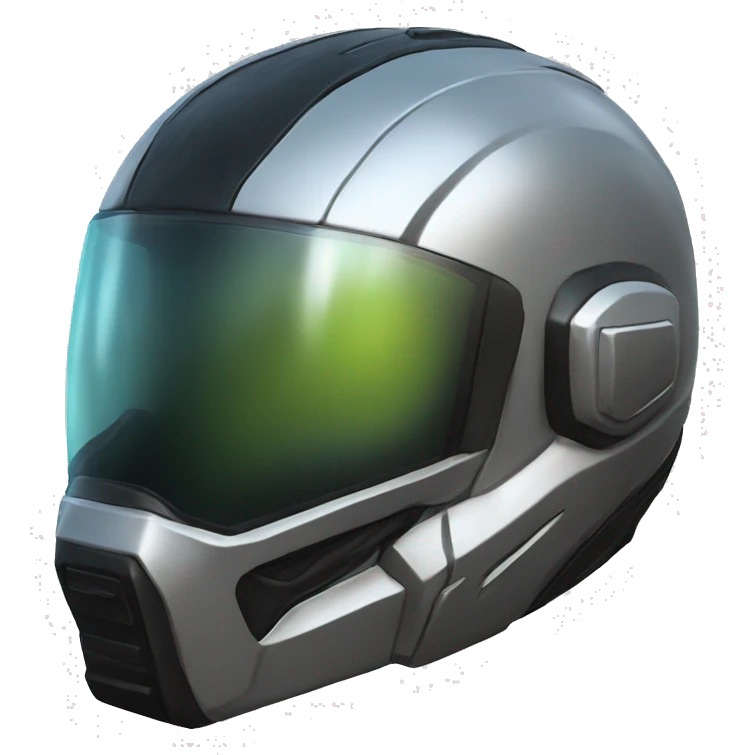 cyberpunk motorcycle helmet emoji