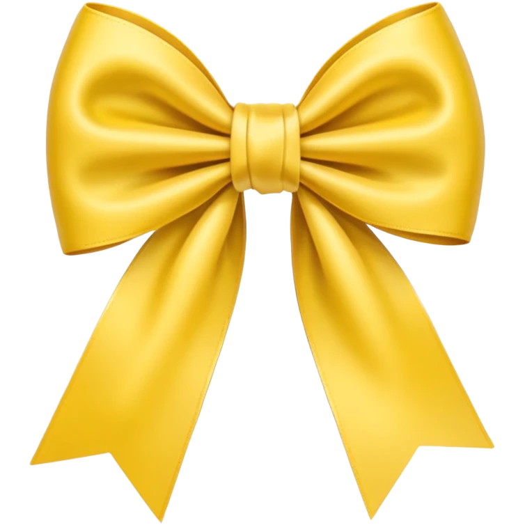 Light yellow bow emoji