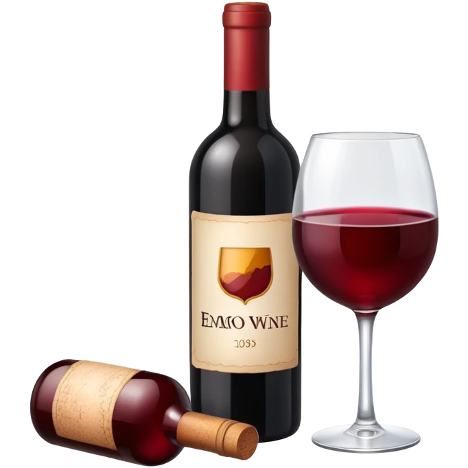 wine bottle emoji
