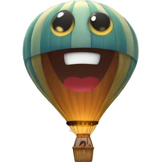 Hot air balloon emoji