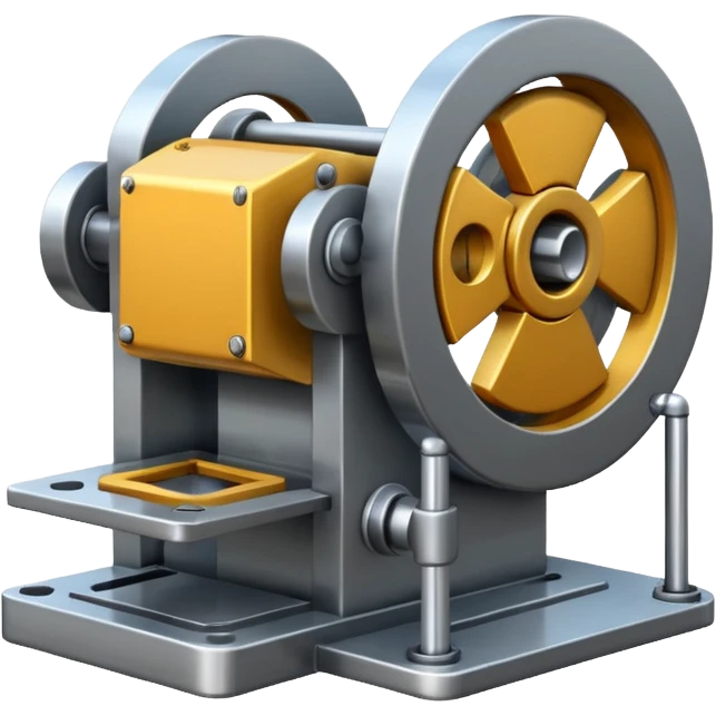 square metal machine emoji