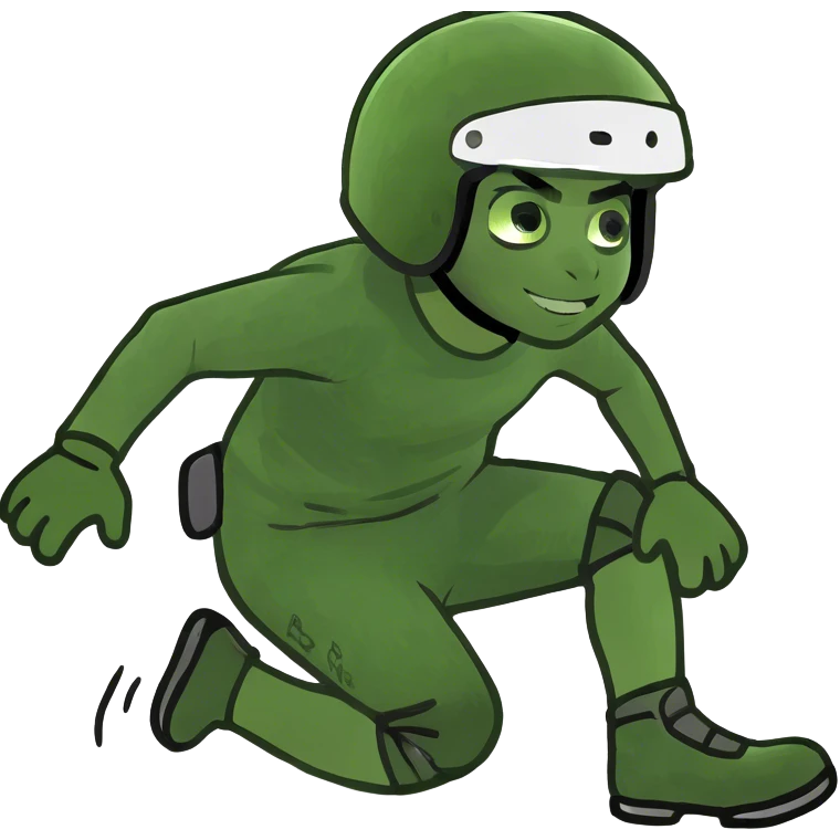 Person slipping about to fall  emoji