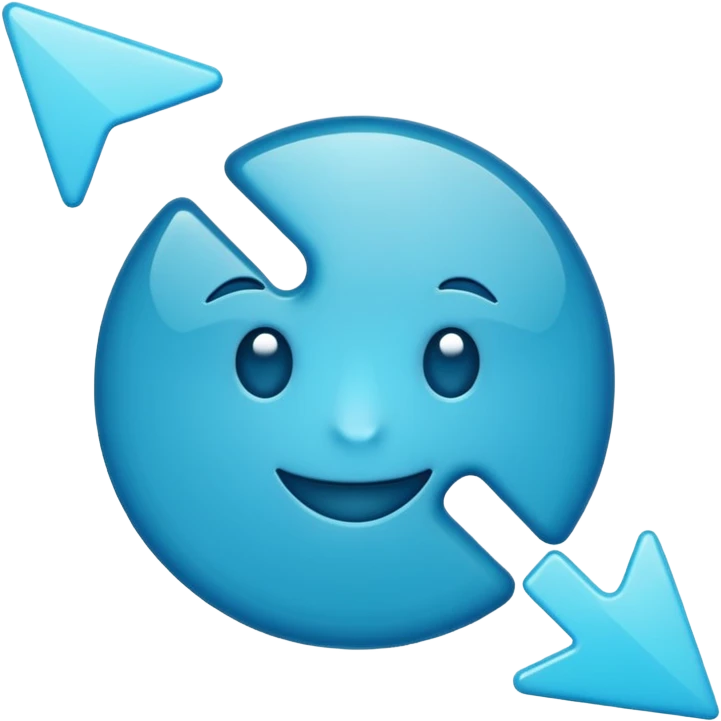 Blue tick emoticon emoji