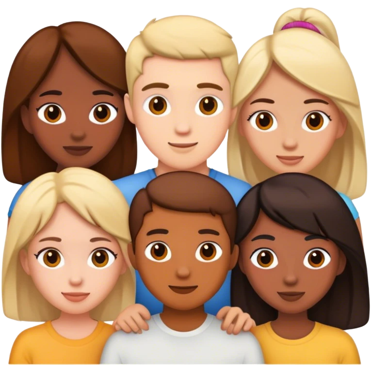 Five friends emoji