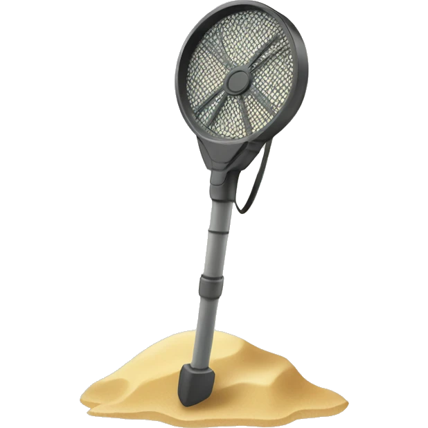 Beach metal detector  emoji