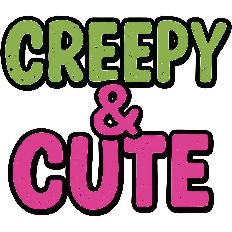 Creepy and cute text emoji