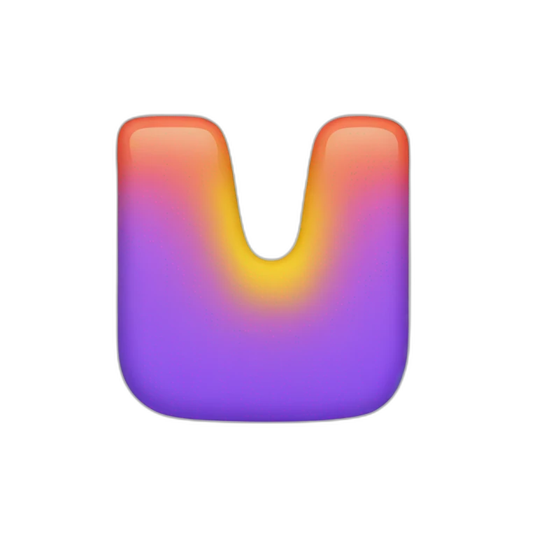 An emoji shaped like the letter U emoji