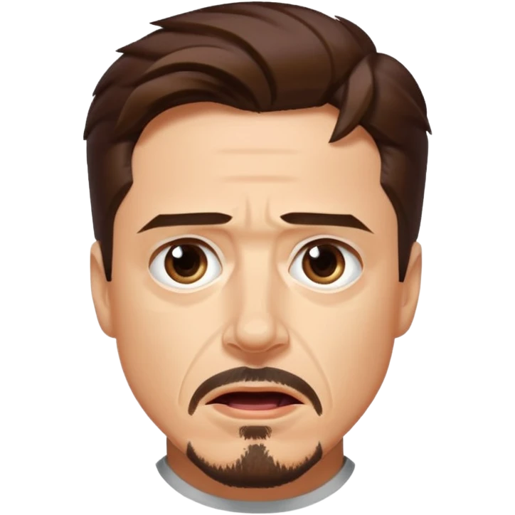 suprised tony stark emoji