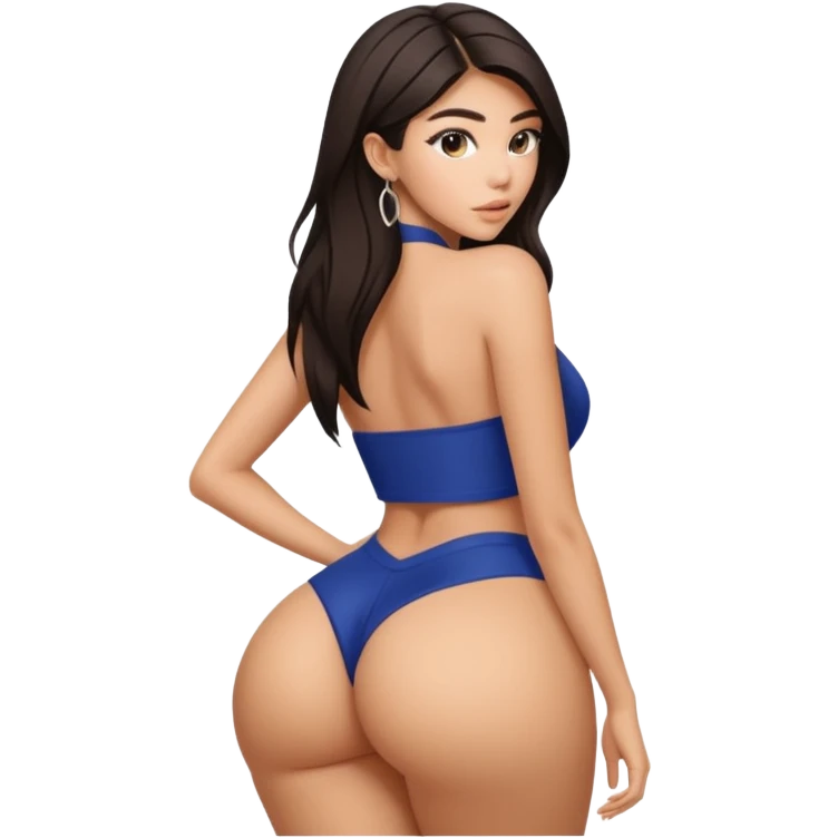 fullbody naked busty Madison Beer pawg buxom nude sitting on her feet and spreading her big fat ass wide backview emoji