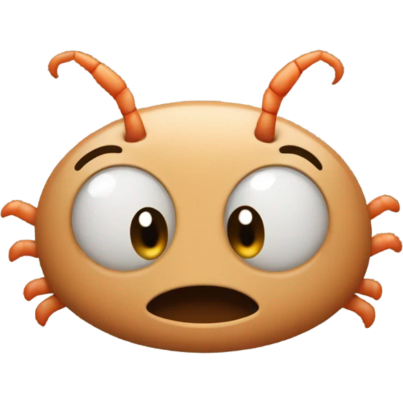 Sad poo prawn emoji
