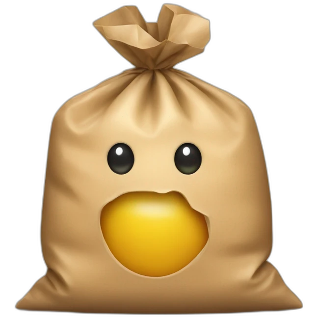  bag of loose food emoji