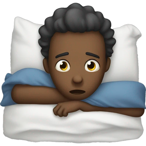 anxious sleep emoji