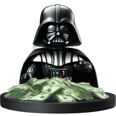 darth vader counting money emoji