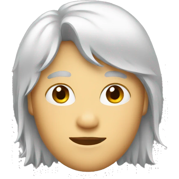 Person with mullet emoji
