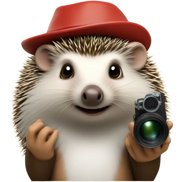 hedgehog the movie director with camera emoji
