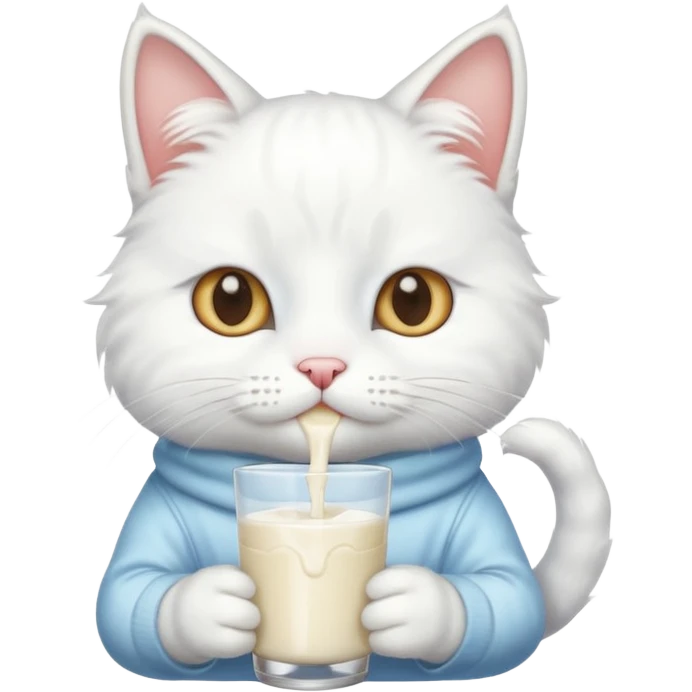 Milk cat emoji