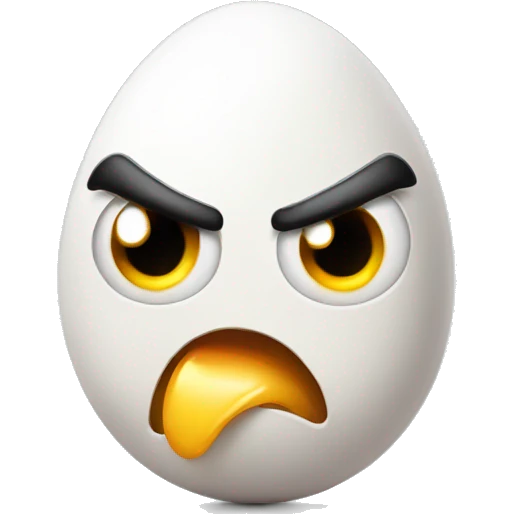 angry egg emoji