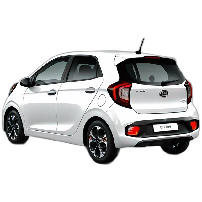 Kia Picanto GT line blanco 2019 emoji