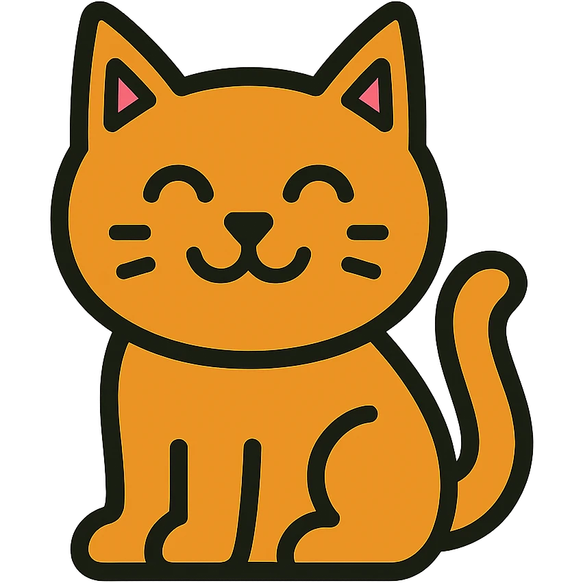Smiling cat emoji