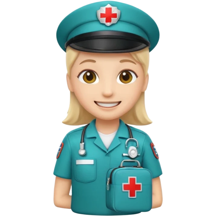 un emoji similar a este pero de un ambulanciero emoji