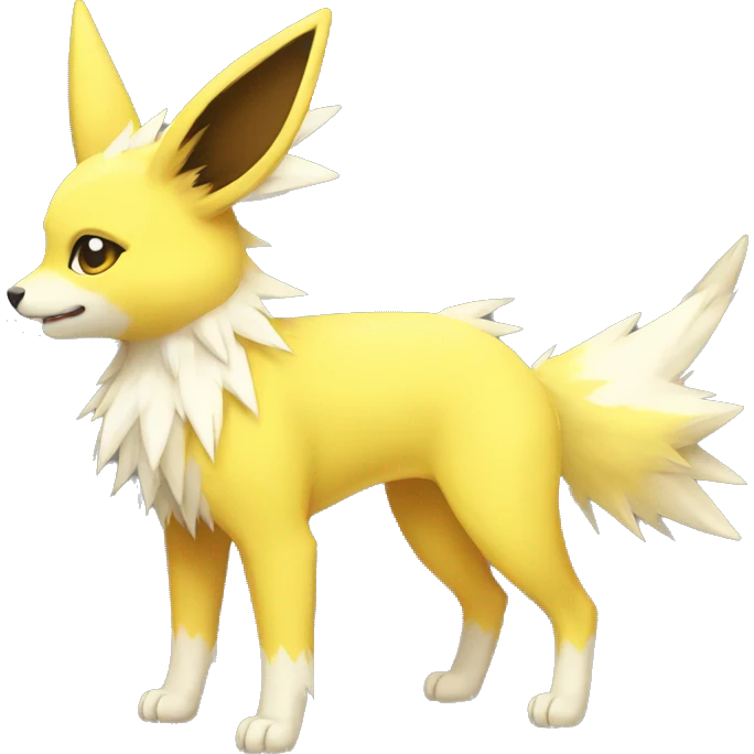 Kawaii Jolteon full body emoji