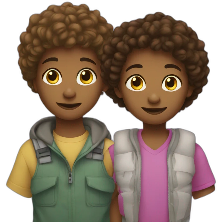 3 kids emoji