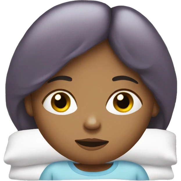 Sleep girl emoji