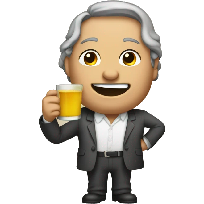 Kellner trägt Tablett emoji