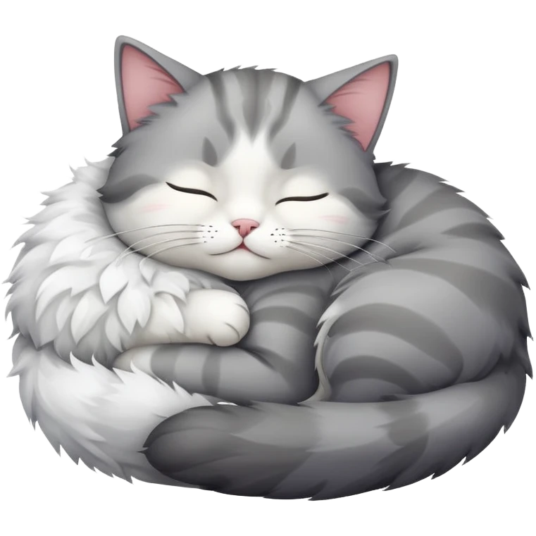 Cat sleeping  emoji