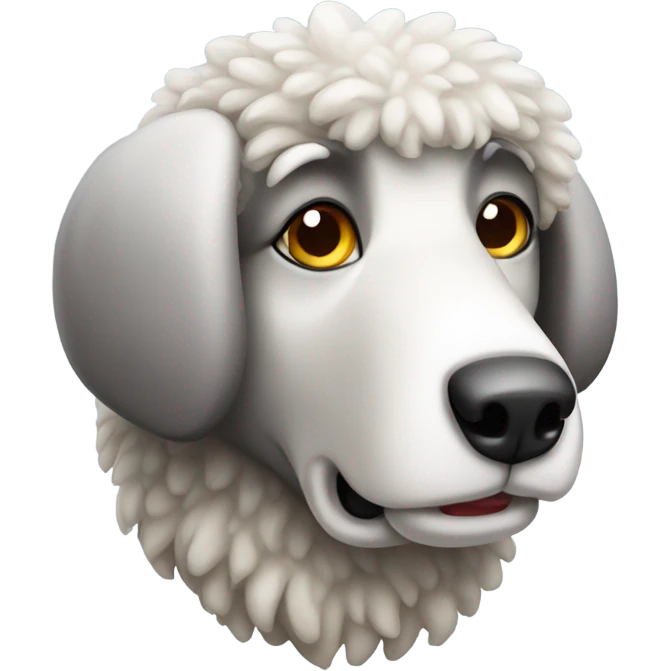 Sheep dog emoji