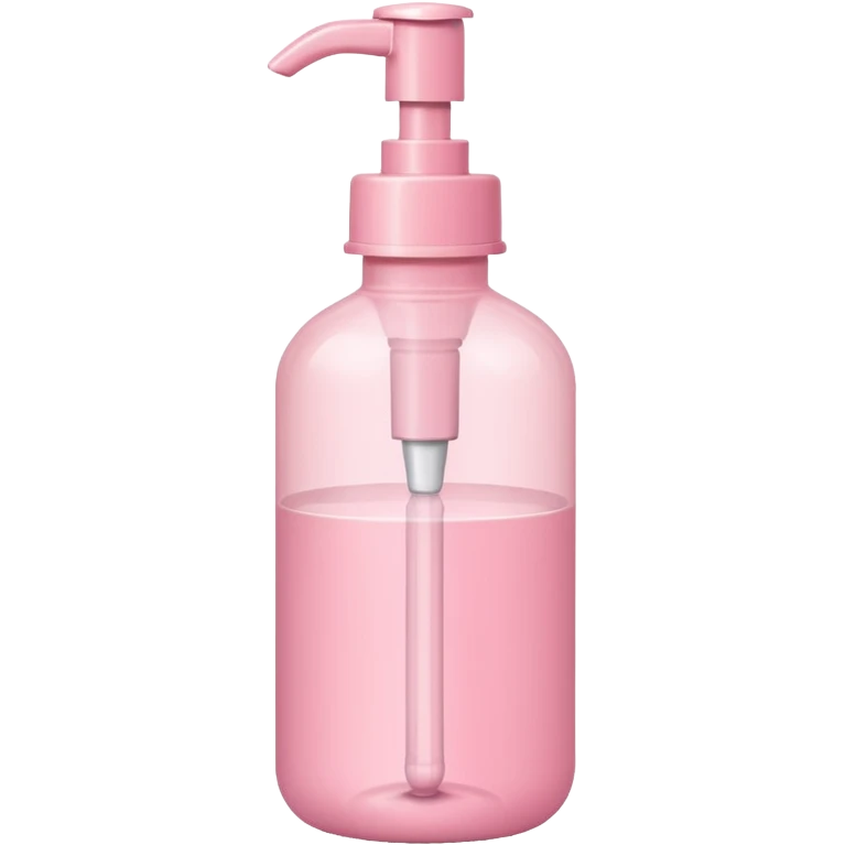 a pump bottle with pastel color emoji