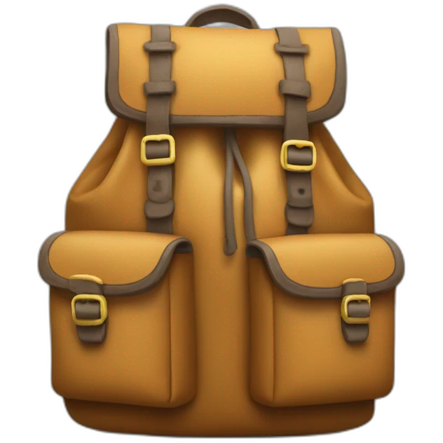 Rucksack mit großem D emoji
