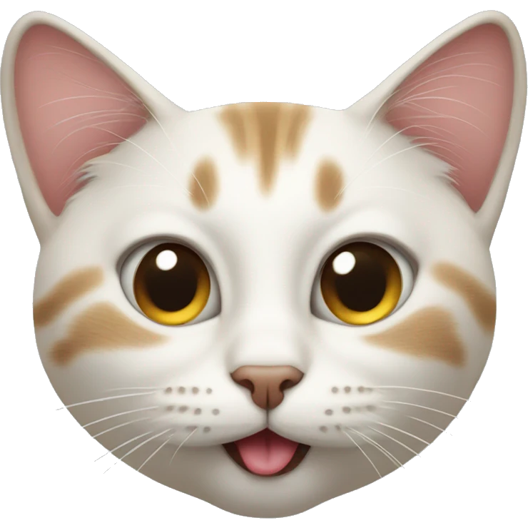 cat sticking out its tongue emoji