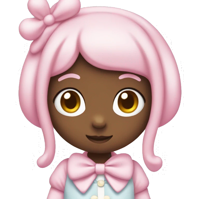 Cute pastel my melody emoji