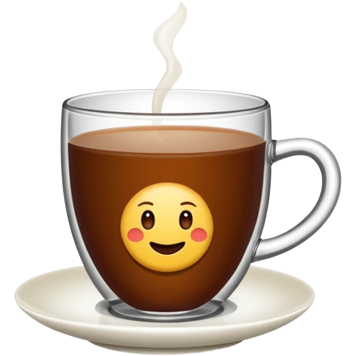 Çay bardağında çay emoji