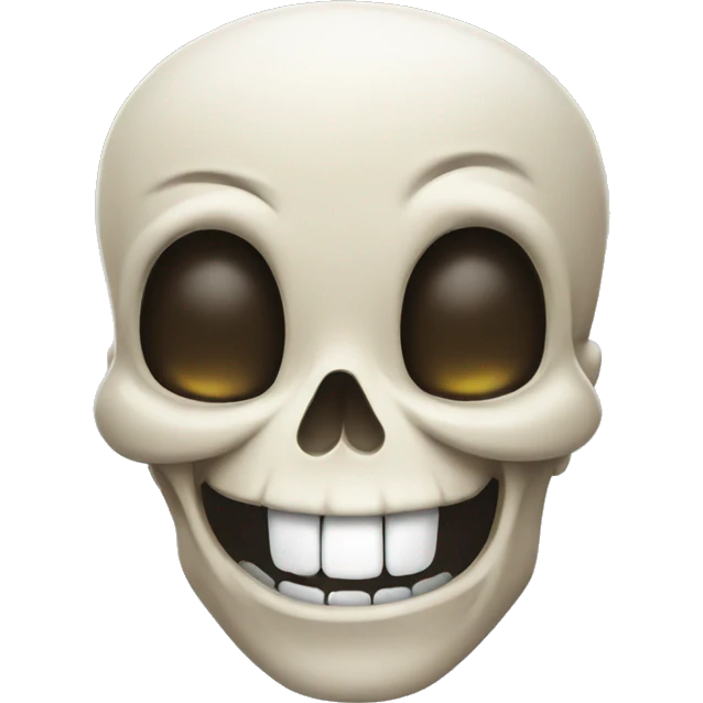 Skull laughing emoji