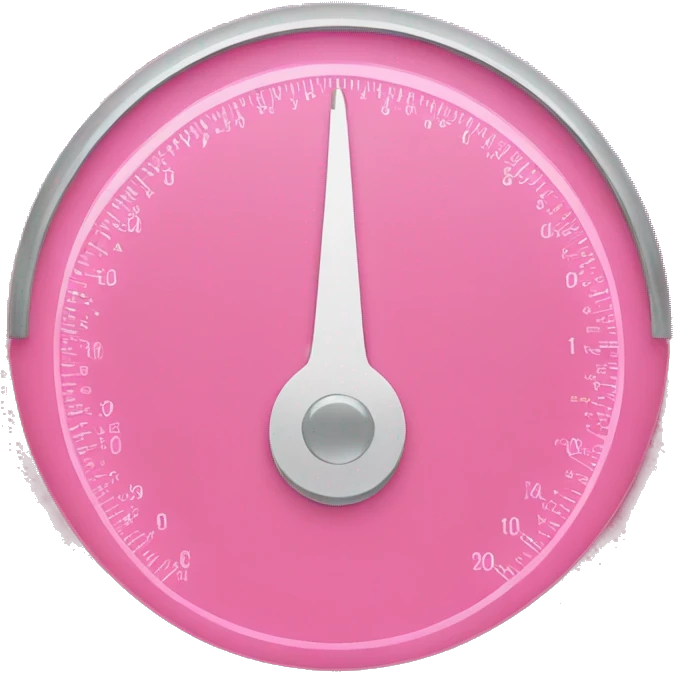 Pink body weight scale  emoji